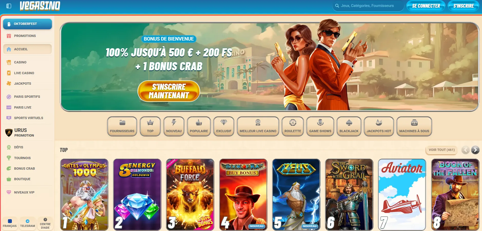 Vegasino Casino en ligne : pourquoi choisir cette plateforme ? Pourquoi choisir Vegasino Casino en ligne ?
